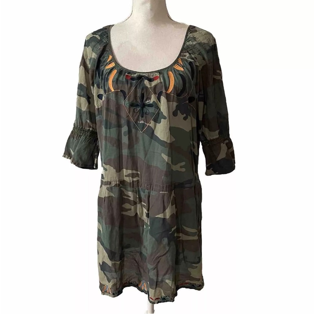 Da-Nang Camouflage Tunic with Embroidery